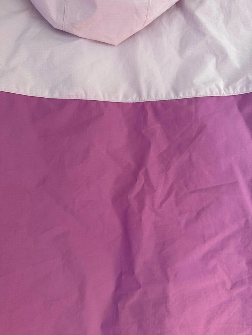 Cat & Jack Purple Colorblock Hooded Rain Jacket